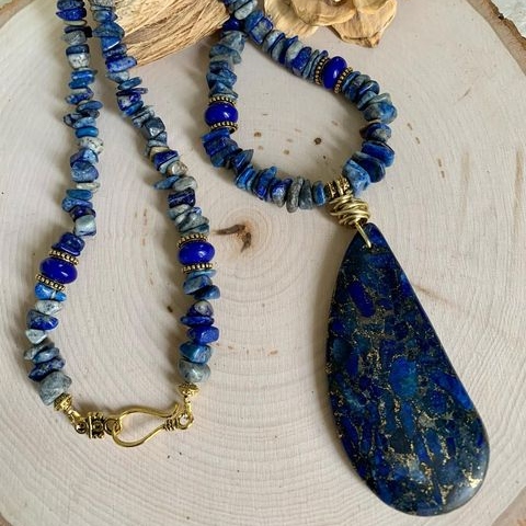 A beautiful, handmade necklace by Global Treasures Handmade Accessories